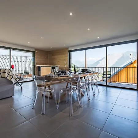 Appartement New Triplex 4 Bedroom Near Slopes Balcony & View