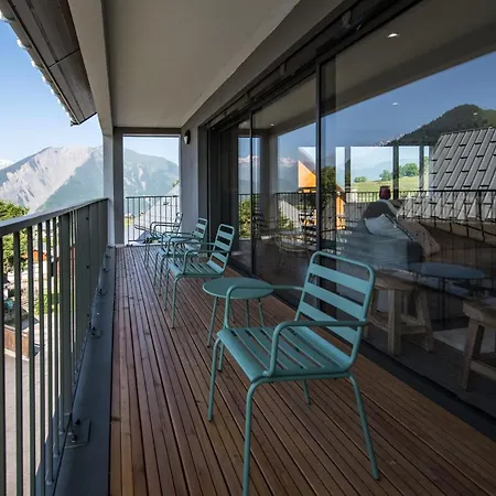 New Triplex 4 Bedroom Near Slopes Balcony & View Appartement Albiez-Montrond